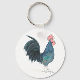 Cock-a-doedle-doo-haanhaak sleutelhanger