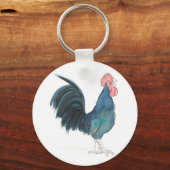 Cock-a-doedle-doo-haanhaak sleutelhanger (Voorkant)