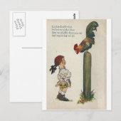 Cock-a-doodle-doo Briefkaart (Voorkant / Achterkant)