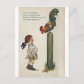 Cock-a-doodle-doo Briefkaart (Voorkant)