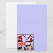 Cock-A-Doodle-Doo! Briefpapier (Voorkant / Achterkant)