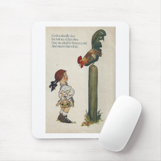 Cock-a-doodle-doo Muismat (Met muis)