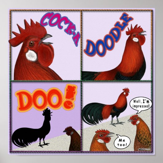 Cock-A-Doodle-Doo! Poster (Voorkant)