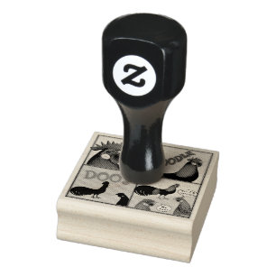 Cock-A-Doodle-Doo! Rubberstempel