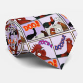 Cock-A-Doodle-Doo! Stropdas (Opgerold)