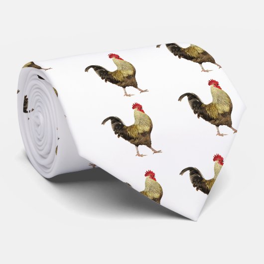 Cock-A-Doodle-Doo-Stropdas Stropdas (Opgerold)