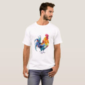 Cock-a-Doodle-Doo-T-shirt T-shirt (Voorkant volledig)