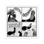 Cock-A-Doodle-Doo! Zelfinktende Stempel (Design)