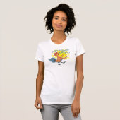 Cock-a-Doodle Oeps! vrouwenshirt T-shirt (Voorkant volledig)