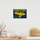 Cock-I-to-pear Crate Label Poster (Keuken)