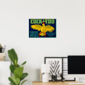 Cock-I-to-pear Crate Label Poster (Thuiskantoor)
