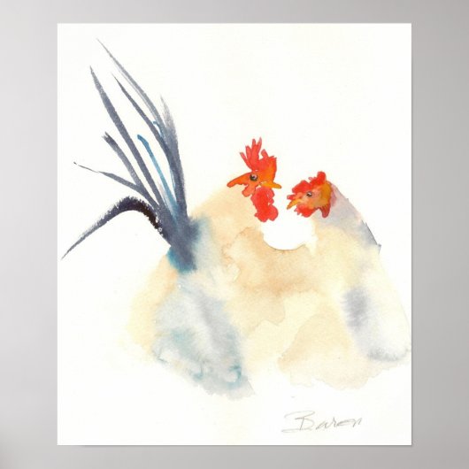 Cocka-doodle-lieve Poster (Voorkant)