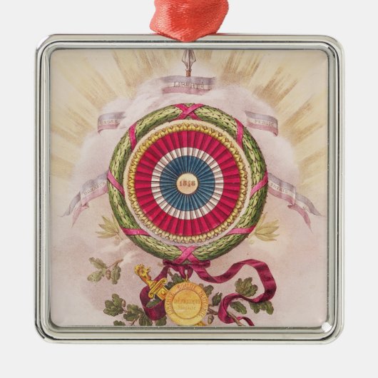 Cockade, embleem van 1848 metalen ornament (Voorkant)