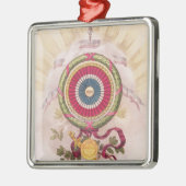 Cockade, embleem van 1848 metalen ornament (Links)