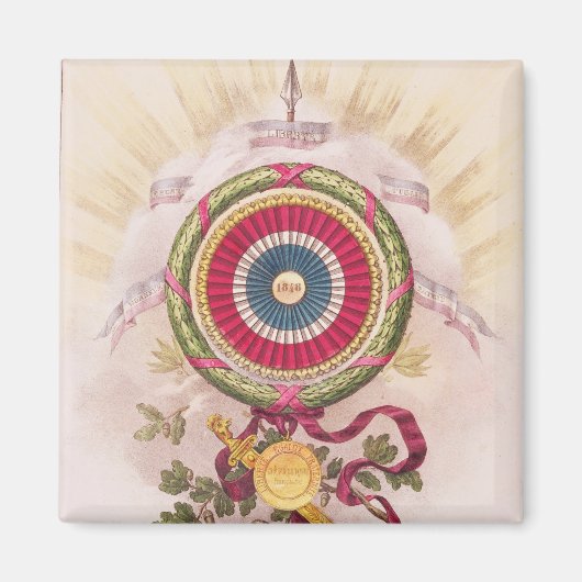Cockade, logo van 1848 magneet (Voorkant)