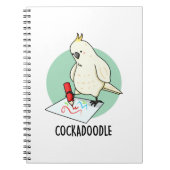 Cockadoodle Grappige Kaketoe Pun Notitieboek (Voorkant)