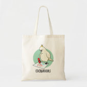 Cockadoodle Grappige Kaketoe Pun Tote Bag (Voorkant)