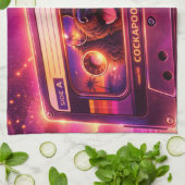 cockapoo 80s inspired kitchen tea towel  theedoek (Gevouwen)