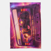 cockapoo 80s inspired kitchen tea towel  theedoek (Verticaal)