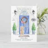 Cockapoo Aankondiging voor het verplaatsen van voo (Staand voorkant)