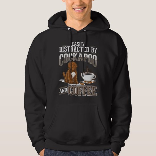 Cockapoo And Coffee Hoodie (Voorkant)