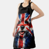 Cockapoo Apron Union Jack British Dog Gift Schort (Insitu)