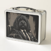 Cockapoo Baas Hond Lunchbox – Vintage Stijl (Achterkant)