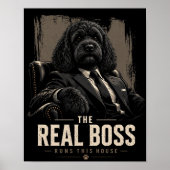 Cockapoo Baas Muur Kunst Poster (Voorkant)
