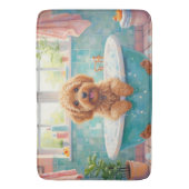 Cockapoo Bath Time Cute Bathroom Decor Badmat (Voorkant Verticaal)