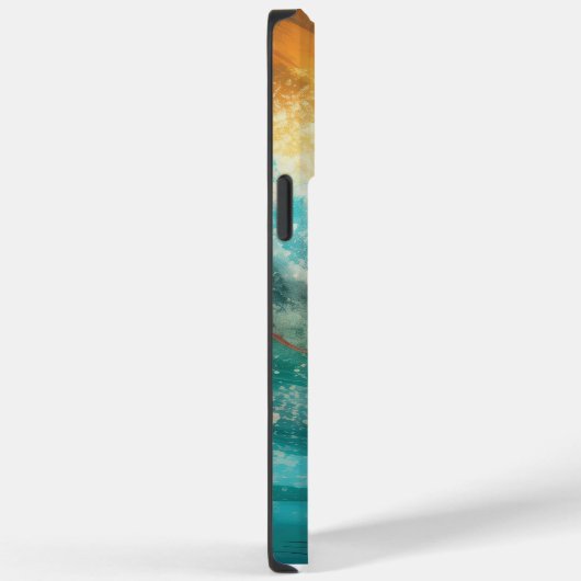 Cockapoo Beach Surfen Schilderij Case-Mate iPhone Case (Achterkant / Rechts)