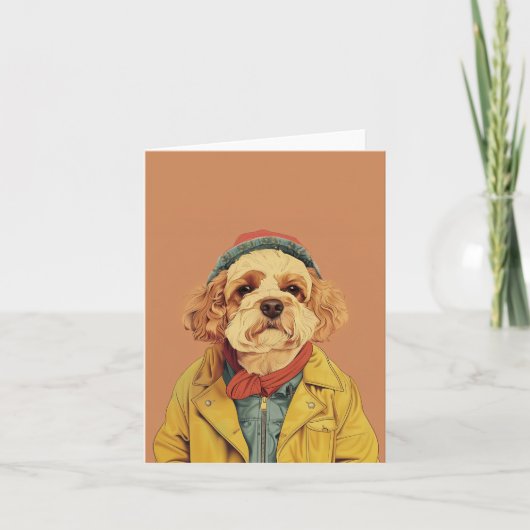 Cockapoo Bedankkaart (Voorkant)