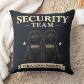 Cockapoo Beveiligingsteam Kussengeschenk Kussen (Deken)