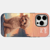 Cockapoo bij het meer Case-Mate iPhone case (Achterkant (horizontaal))