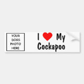 Cockapoo Bumpersticker (Voorkant)