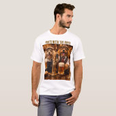 Cockapoo cadeau shirt- Grappige hond bier T-shirt (Voorkant volledig)