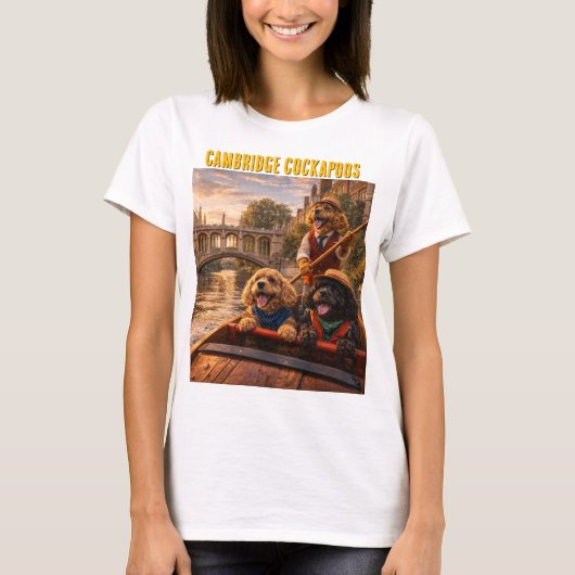 Cockapoo Cambridge Shirt UK Reis Cadeau (Voorkant)