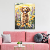 Cockapoo Canvas Afdruk (Insitu (Woonkamer))