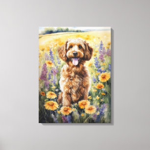 Cockapoo Canvas Afdruk