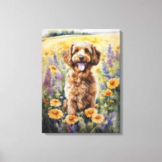 Cockapoo Canvas Afdruk (Voorkant)