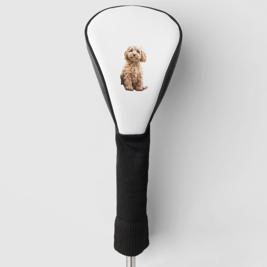 Cockapoo Cavoodle Labradole Cute Puppy Dog - Pood Golfheadcover (Voorkant)