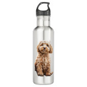 Cockapoo Cavoodle Labradole Cute Puppy Dog - Pood Waterfles (Voorkant)