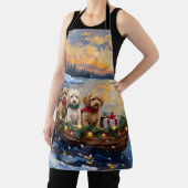 Cockapoo Christmas Boat Holiday Schort (Insitu)