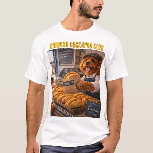 Cockapoo Cornish Pasty Shirt Funny Dog Gift UK (Voorkant)