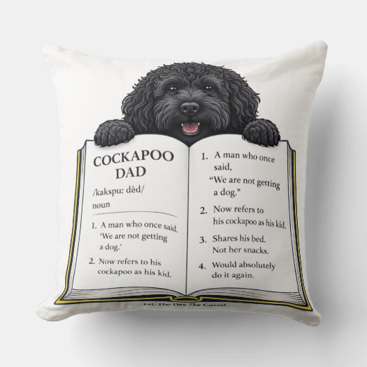 Cockapoo Dad Definition Gift  Kussen (Voorkant)