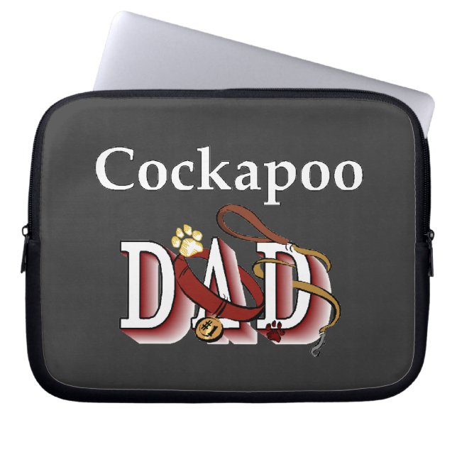 Cockapoo DAD Laptop Sleeve (Voorkant)