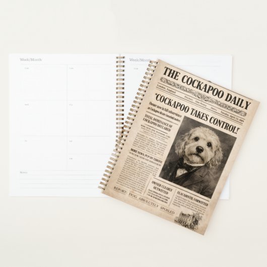 Cockapoo Dagelijkse Planner (Display)