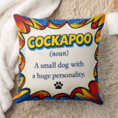Cockapoo Definition Cushion Funny Dog Pillow Gift Kussen (Deken)