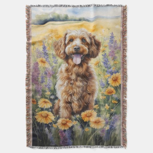 Cockapoo Deken (Voorkant Verticaal)