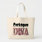 Cockapoo DIVA Grote Tote Bag (Voorkant)