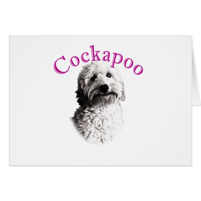 Cockapoo Dog (Voorkant Horizontaal)